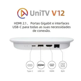 TV Box UniTV V12 Lan�amento 2026
